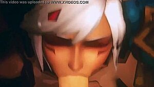 Hey, fap to this futanari blowjob scene 💦