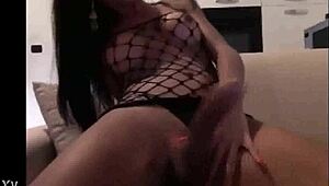 man, i’m so turned on watchin’ this tranny jerk and cum hard!