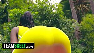 Man, I’m totally hooked on bangin’ these slutty babes with TeamSkeet’s hot meat!