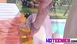 Watch This Hot Latina Rub Her Pussy Naked?