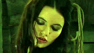 wow, hard whipping for that bent-over lesbian slave 😈