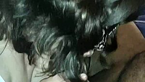 Big black cock and wife's facial cumming in one video