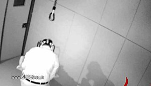 bdsm hardcore session with ropes and extreme anal banging in wild setup