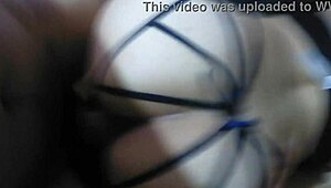 Young Mexican amateur enjoys all fours position