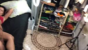 Novinho Watches Married Latina With Husband, Enters And Joins The Cuckold Action.