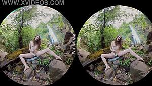 Erotic Beauty Endza Loves Her Pussy In Vr With Toys And Masturbation.