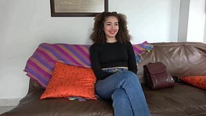 Bohemian Arya stars in petite Latina casting with deepthroat and doggystyle