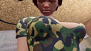 Big Tits Slut Sucks Cock with Dildo Toys