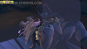 Two juicy girls enjoy threesome with lucky guy