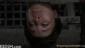 Woman Endures Restraint With Partner