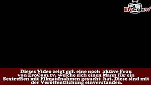 In a public bar, a busty blonde German teen meets for passionate encounters