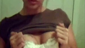 I felt so horny as a blonde cam girl using dildos on my pussy