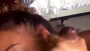 WATCH TEANNA TRUMP GIVE a SLOPPY BJ to that BIG BLACK COCK!