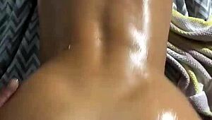 lunch break turns rough interracial doggystyle