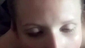 Lena Starr's eye cum blast