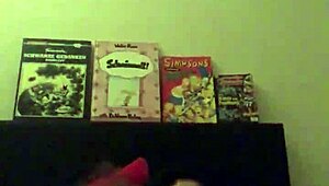 Horny woman engages in hardcore masturbation on the bed, feeling intense pleasure.