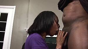 Black Dude Eats and Plows Porsha Carrera's Hot Pussy in Living Room