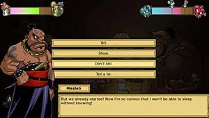 Iris quest part 5 features threesome with rapunzel in anime hentai style