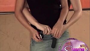 Why is tabatha sweet showing her nude tits and pussy in this lesbian photoshoot?