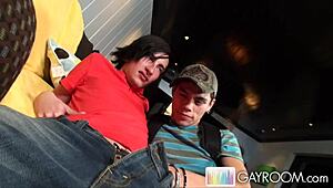 Alec SUCKS Roommate's COCK in Dorm