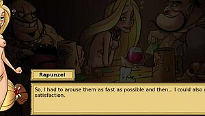 Iris quest part 5 features threesome with rapunzel in anime hentai style