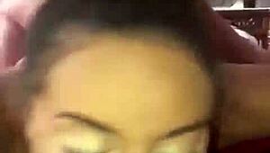 WATCH TEANNA TRUMP GIVE a SLOPPY BJ to that BIG BLACK COCK!