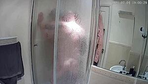 Amateur couple explores shaved homemade activities with wife