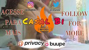 Morena riding black cock while husband pounds her tight ass!