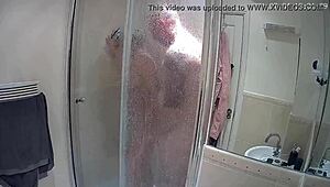 Amateur couple explores shaved homemade activities with wife