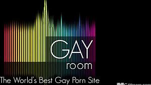 Gayroom Massage Therapist Rubs Huge BBC