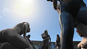 fallout pmv sfm smut with big cock blowjob outdoor anal cumshot