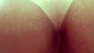 this blonde slut is sitting on a big dick so deliciously, feeling every inch in her tight ass