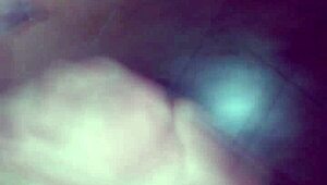 Guy enjoys private relaxation in bathroom