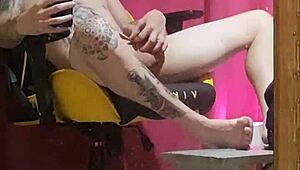 Shaved teen webcam guy fingers himself to orgasm, preferring younger partners