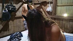 Hot stepsister visits countryside house, guess what happened