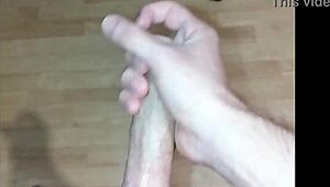 Young amateur masturbates solo in homemade video