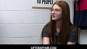 LifterAffair: Jane Rogers Caught by Officer Billy Boston, Punished Hard in Garage