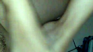 she gives a footjob until he cums on her pussy