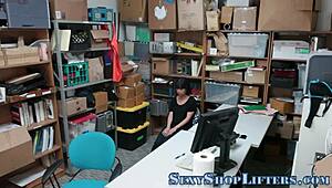 Did that thief just get her mouth filled with jizz?