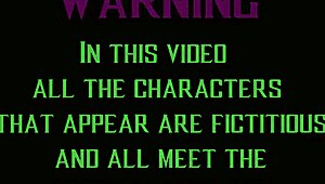 Redhead In 3D Animation Masturbates Man During Outdoor Threesome Fuck