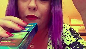 Tina Snua Lights Cigarette!