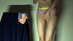 Sexiest Bitch Tries On Panties And Spreads Asshole