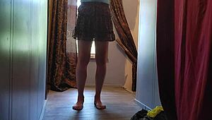 why don't you beg for more ball kicking, my sissy?