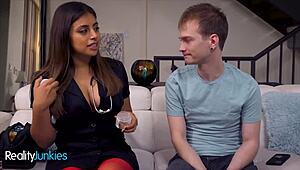 Just another day at the hospital with big-titted ebony nurses practicing on me. Their skills are unreal in this reality scene!