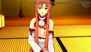 Asuna's Intense JOI Pussy Play Cum Countdown