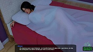 Milf teacher cosplays naughty student for bent over masturbation and cumshot