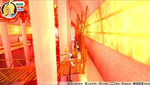 Hotglue hentai game ep 2 unfolds with futanari candy people dominating her tight ass in wild anal action.
