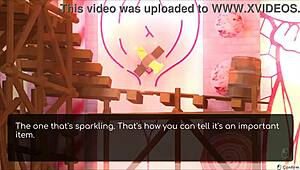 Hotglue hentai game ep 2 unfolds with futanari candy people dominating her tight ass in wild anal action.