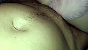 Anal double penetration with tight tail action