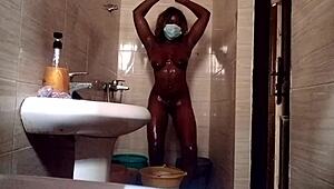 Shower fun with sweet kuzy 😘